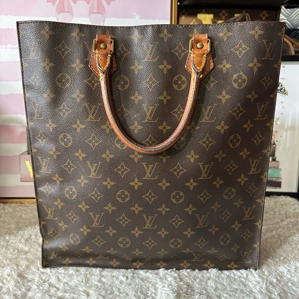 Louis Vuitton Monogram Sac Platt Tote Shopping Bag